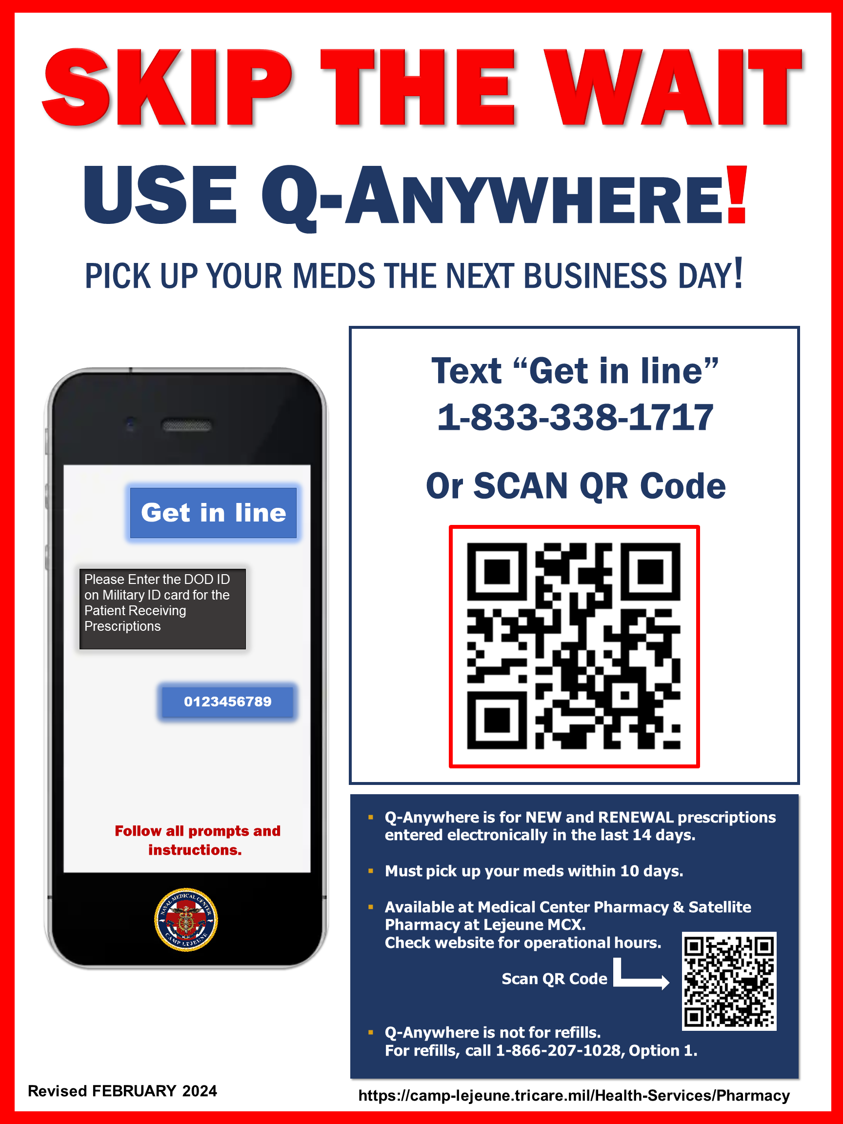 Naval Medical Center Camp Lejeune > Health Services > Pharmacy